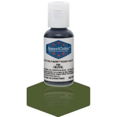 Пищевой гелевый краситель Americolor Olive 21g Пищевой гелевый краситель Americolor Olive 21g