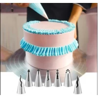 Набор кондитерских насадок из 7 шт для оборок и рюшей