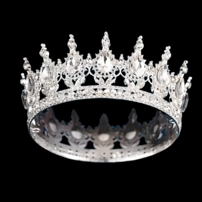 Декор для торта Корона D12 серебро