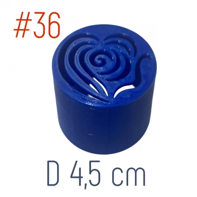 Кондитерская насадка для зефира #36 D4,5 см