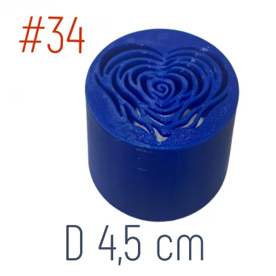 Кондитерская насадка для зефира #34 D4,5 см