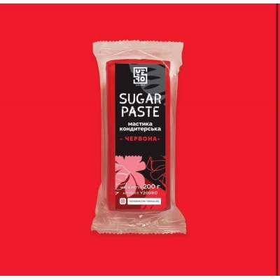Мастика кондитерська Червона Yerocolors 200г