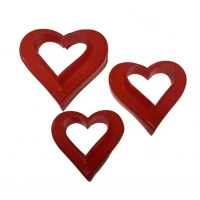 Вырубка для печенья Сердце из 6 размеров