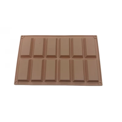 Силиконовая форма для выпечки Прямоугольники из 12 ти шт