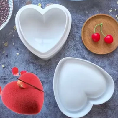 Форма силиконовая для евродесертов Сердце 19 см