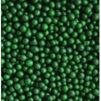 Посипка рисові кульки глазуровані темно-зелені D=5 100г