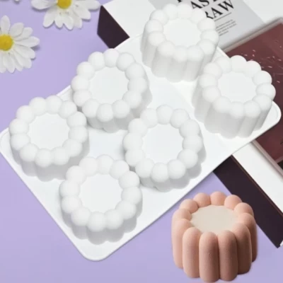 Форма силиконовая для Бенто торта Цветі из 6 шт.