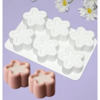 Форма силиконовая для Бенто торта Звездочка  из 6 шт.