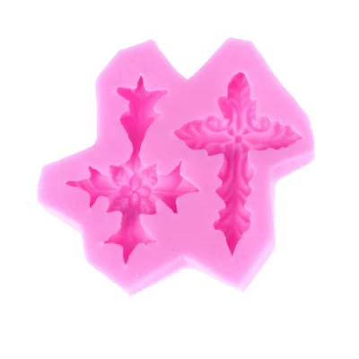 Силиконовый молд Крестики 2 шт.