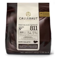 Темний шоколад Callebaut пак 0,4 кг 811