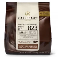 [Молочний шоколад Callebaut пак 0,4 кг 823 [Молочний шоколад Callebaut пак 0,4 кг 823