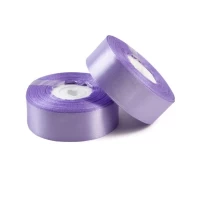 Стрічка атласна бузкова 2.5 см (23 метри)