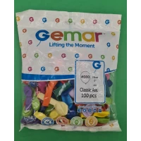 Воздушные шарики ассорти пастель 5" (13 см) 100 шт (1 пач)	