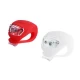 Велофонарь HJ008-2LED(red+white), 2xCR2032