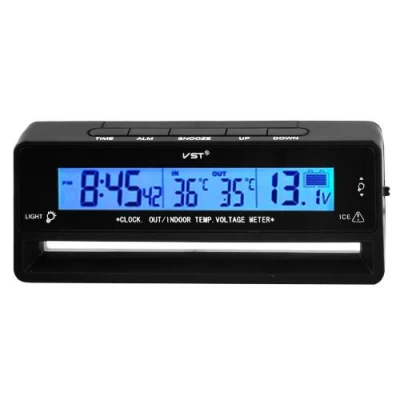 Авточасы VST-7010V вольтметр, 2 термометра Авточасы VST-7010V вольтметр, 2 термометра