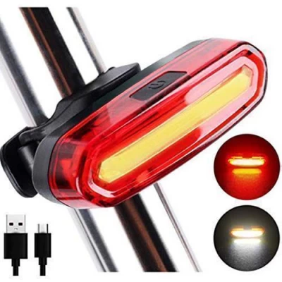 Велофонарь AQY-096-COB, red+white, ЗУ microUSB, встроенный аккумулятор Велофонарь AQY-096-COB, red+white, ЗУ microUSB, встроенный аккумулятор