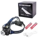 Фонарь налобный Police 6699/204C-T6, 2x18650, zoom, ЗУ microUSB, Box
