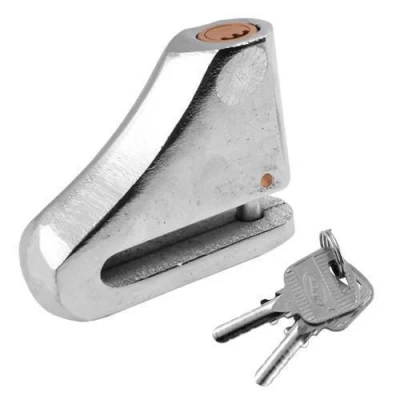 Замок S-14 для вело- и мототехники, 2 ключа, на тормозной диск Замок S-14 для вело- и мототехники, 2 ключа, на тормозной диск