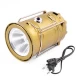 Фонарь кемпинг 5800T-1W+6LED, солнечная батарея, ЗУ 220V, встроенный аккумулятор, power bank