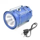 Фонарь кемпинг 5800T-1W+6LED, солнечная батарея, ЗУ 220V, встроенный аккумулятор, power bank