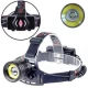 Фонарь налобный XQ-172-T6+COB, 2x18650, ЗУ microUSB, Box