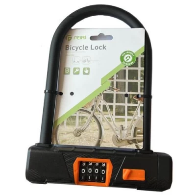 Замок вело-мото U-Lock FEIRI 1825 кодовый Замок вело-мото U-Lock FEIRI 1825 кодовый