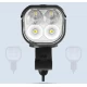 Велофонарь с сигналом FY-336/2000-4T6, выносная кнопка, Waterproof, индикация заряда, Li-Ion аккумулятор, ЗУ microUSB, Box