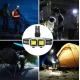 Фонарь налобный HX-816-2COB(White+Red), Waterproof, 1x18650, ЗУ Type-C, Box