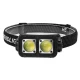 Фонарь налобный K372/L-31-2COB(White+Red), Motion Sensor,  Li-Ion аккум., индикация заряда, ЗУ Type-C, Box