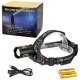 Фонарь налобный NIGHT VISION FLUORESCENCE CT012-P-TG, 2x18650, ЗУ Type-C, signal light, zoom, Box Фонарь налобный NIGHT VISION FLUORESCENCE CT012-P-TG, 2x18650, ЗУ Type-C, signal light, zoom, Box