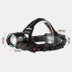 Фонарь налобный NIGHT VISION FLUORESCENCE SY-8087 1 РЕЖИМ PM10-TG, 2x18650, signal light, ЗУ Type-C, zoom, Box