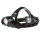 Фонарь налобный NIGHT VISION FLUORESCENCE SY-8087 1 РЕЖИМ PM10-TG, 2x18650, signal light, ЗУ Type-C, zoom, Box