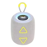 Bluetooth-колонка TG655 с RGB ПОДСВЕТКОЙ, speakerphone, радио, grey