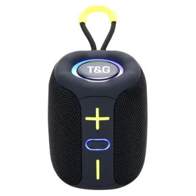 Bluetooth-колонка TG658 с RGB ПОДСВЕТКОЙ, speakerphone, радио, black