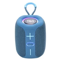 Bluetooth-колонка TG658 с RGB ПОДСВЕТКОЙ, speakerphone, радио, blue
