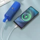 Bluetooth-колонка с наушниками TG807, c функцией POWER BANK, speakerphone, радио, blue