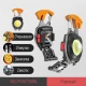 Фонарь MULTIFUNCTIONAL W5147/LL-202-COB(White+Yellow+Red), multitool, Li-Ion аккум., магнит, карабин, отвертка, зажигалка