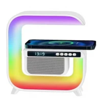 Light Sound Machine XM-G3mini, RGB ночник, часы, беспроводная зарядка, Bluetooth колонка