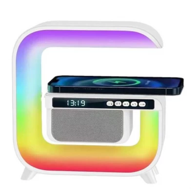 Light Sound Machine XM-G3mini, RGB ночник, часы, беспроводная зарядка, Bluetooth колонка