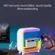 Light Sound Machine XM-G3mini, RGB ночник, часы, беспроводная зарядка, Bluetooth колонка