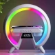 Light Sound Machine XM-X63, RGB ночник, часы, беспроводная зарядка, Bluetooth колонка