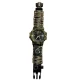 Часы наручные 1155BCMGN SKMEI PARACORD, GREEN CAMO, Compass, термометр, свисток, кресало