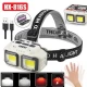 Фонарь налобный HX-816S-2COB(White+Red), Motion Sensor, Waterproof, 1x18650, ЗУ Type-C, Box Фонарь налобный HX-816S-2COB(White+Red), Motion Sensor, Waterproof, 1x18650, ЗУ Type-C, Box