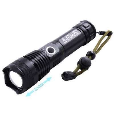 Фонарь Police X71A-HP90, 1x18650/3xAAA, индикация заряда, zoom, ЗУ Type-C, Box