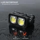 Фонарь налобный K372/L-31-2COB(White+Red), Motion Sensor,  Li-Ion аккум., индикация заряда, ЗУ Type-C, Box
