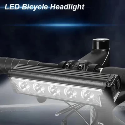 Велофара мощная FY-339B-5LED(White+Yellow), Waterproof, Li-Ion аккум., ЗУ Type-C Велофара мощная FY-339B-5LED(White+Yellow), Waterproof, Li-Ion аккум., ЗУ Type-C