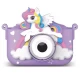 Дитячий фотоапарат X2A, PURPLE UNICORN