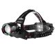 Фонарь налобный NIGHT VISION FLUORESCENCE SY-8087, 1 РЕЖИМ, PM10-TG, 2x18650, signal light, ЗУ Type-C, zoom, Box