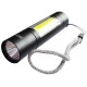 Фонарь 510/1501-XPE+COB, Li-Ion аккумулятор, ЗУ microUSB, Box