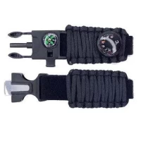 Ремешок PARACORD, BLACK, 24 мм